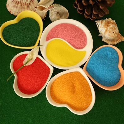 چین فابریکه منبع درجه حرارت بالا سینتر شده رنگ سنگ واقعی رنگ شن 1